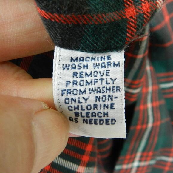 Ralph Lauren‎ Blaire Plaid Button Down Shirt Size XXL Green Red Black Pony 2XL - Picture 6 of 8